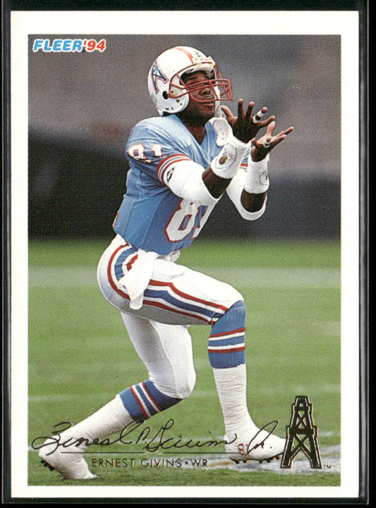 Ernest Givins 1994 Fleer #185 Houston Oilers