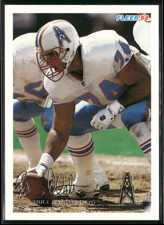 Bruce Matthews 1994 Fleer #189 Houston Oilers