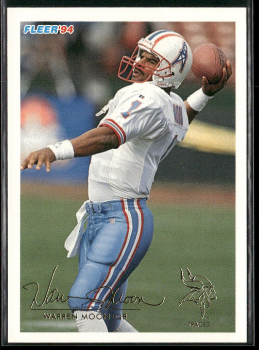 Warren Moon 1994 Fleer #193 Minnesota Vikings