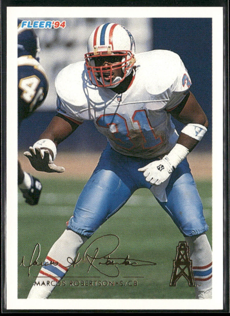Marcus Robertson 1994 Fleer #195 Houston Oilers