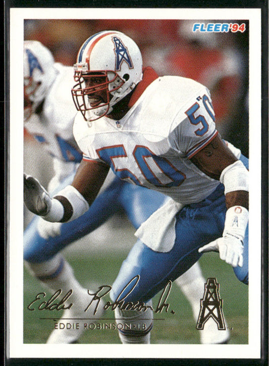 Eddie Robinson 1994 Fleer #196 Houston Oilers