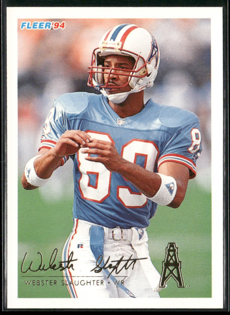 Webster Slaughter 1994 Fleer #197 Houston Oilers