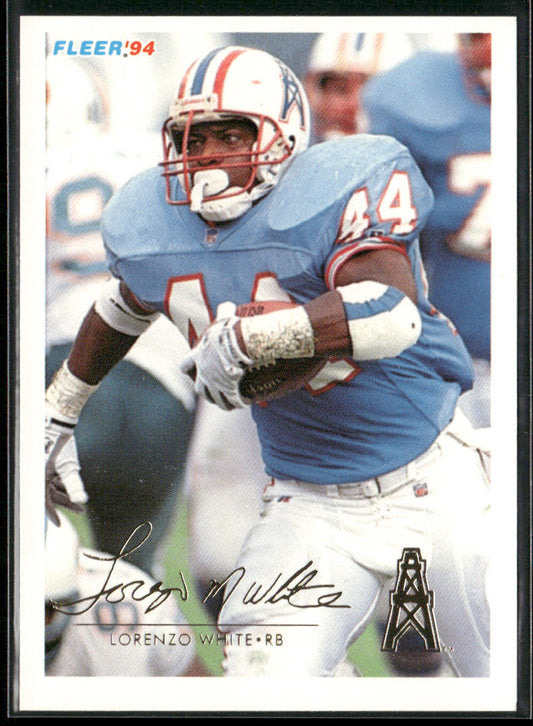 Lorenzo White 1994 Fleer #198 Houston Oilers