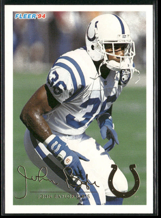 John Baylor 1994 Fleer #199 Indianapolis Colts