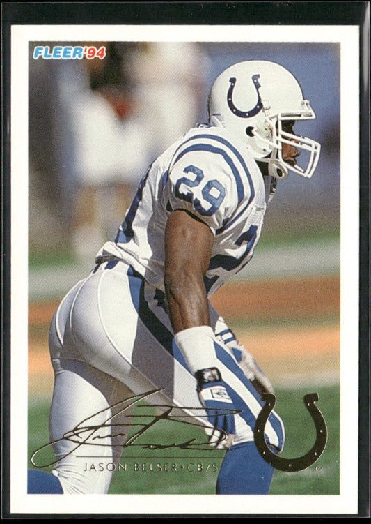 Jason Belser 1994 Fleer #200 Indianapolis Colts