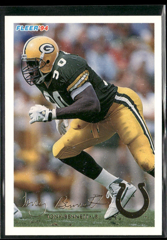 Tony Bennett 1994 Fleer #201 Indianapolis Colts