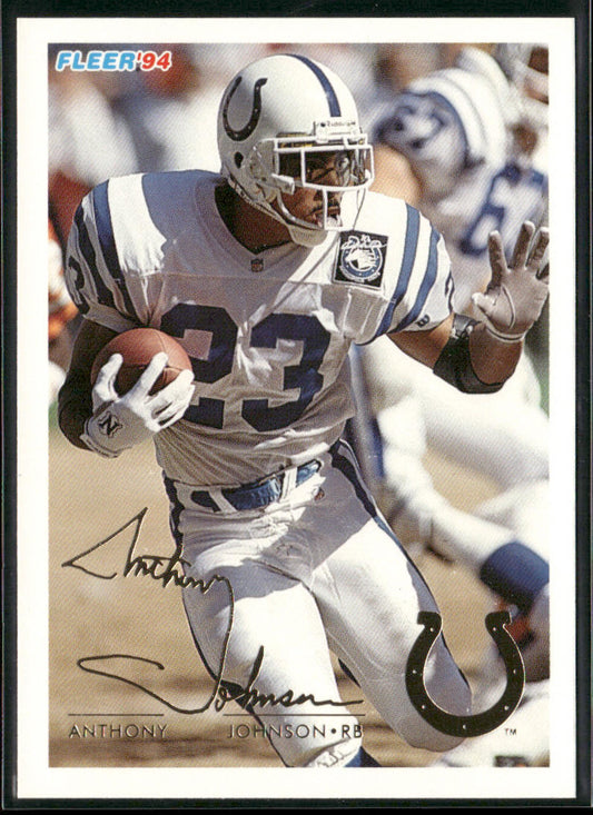Anthony Johnson 1994 Fleer #211 Indianapolis Colts