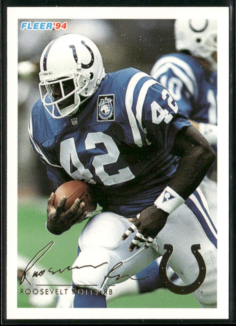 Roosevelt Potts 1994 Fleer #212 Indianapolis Colts