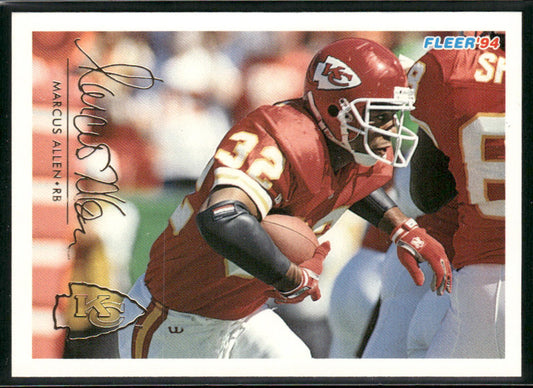 Marcus Allen 1994 Fleer #215 Kansas City Chiefs