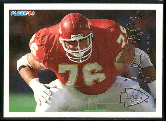John Alt 1994 Fleer #216 Kansas City Chiefs