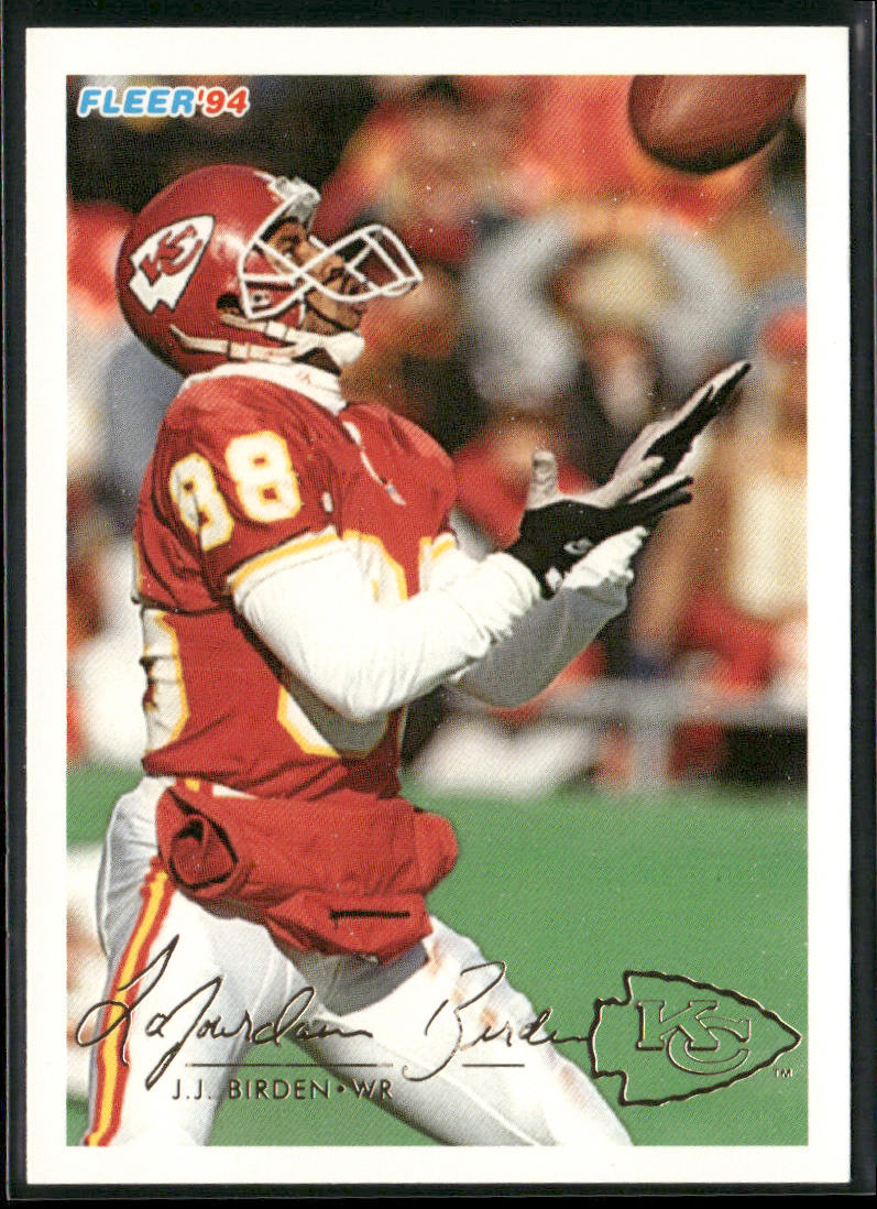 J.J. Birden 1994 Fleer #218 Kansas City Chiefs