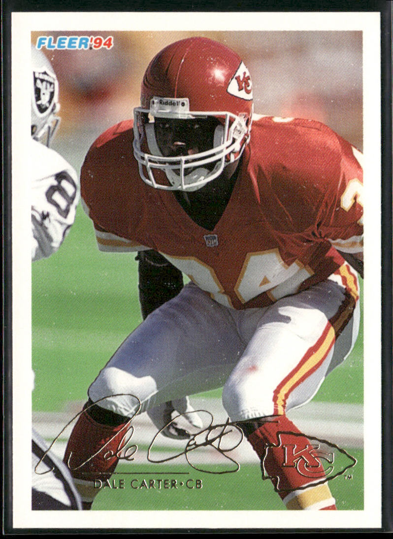 Dale Carter 1994 Fleer #219 Kansas City Chiefs