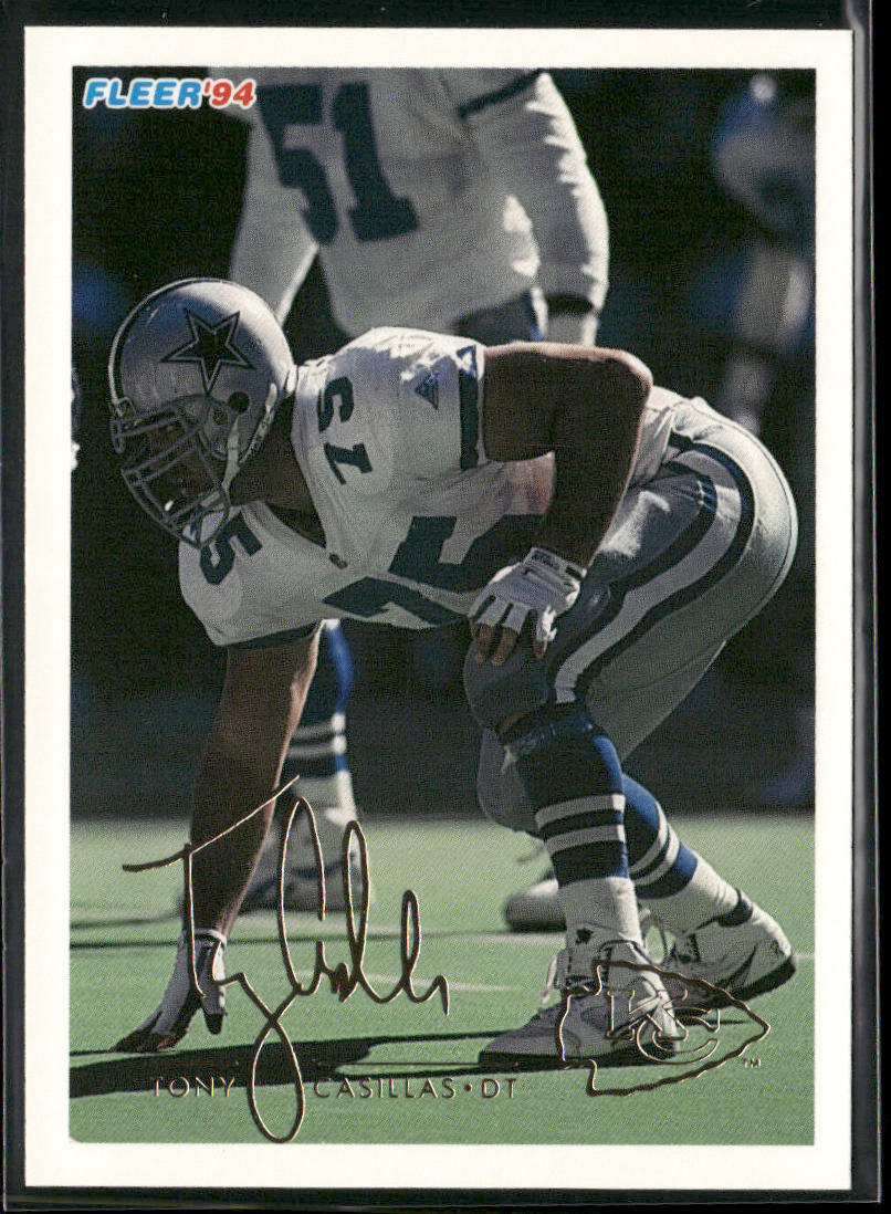 Tony Casillas 1994 Fleer #221 Kansas City Chiefs
