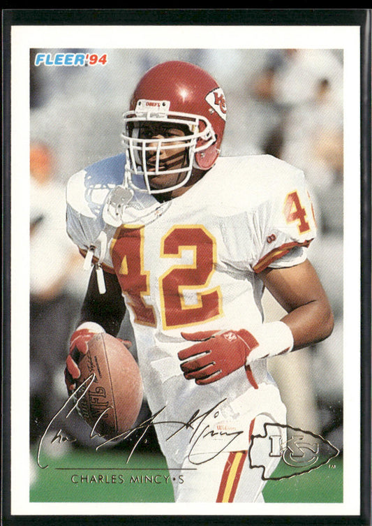 Charles Mincy 1994 Fleer #225 Kansas City Chiefs