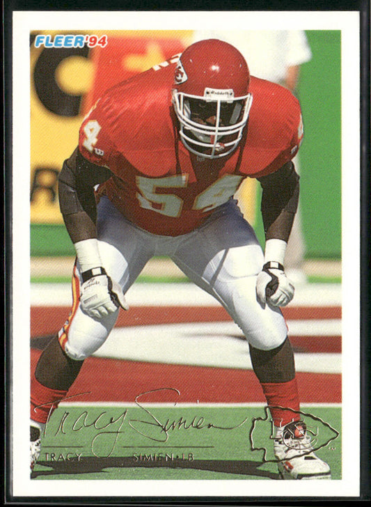 Tracy Simien 1994 Fleer #228 Kansas City Chiefs