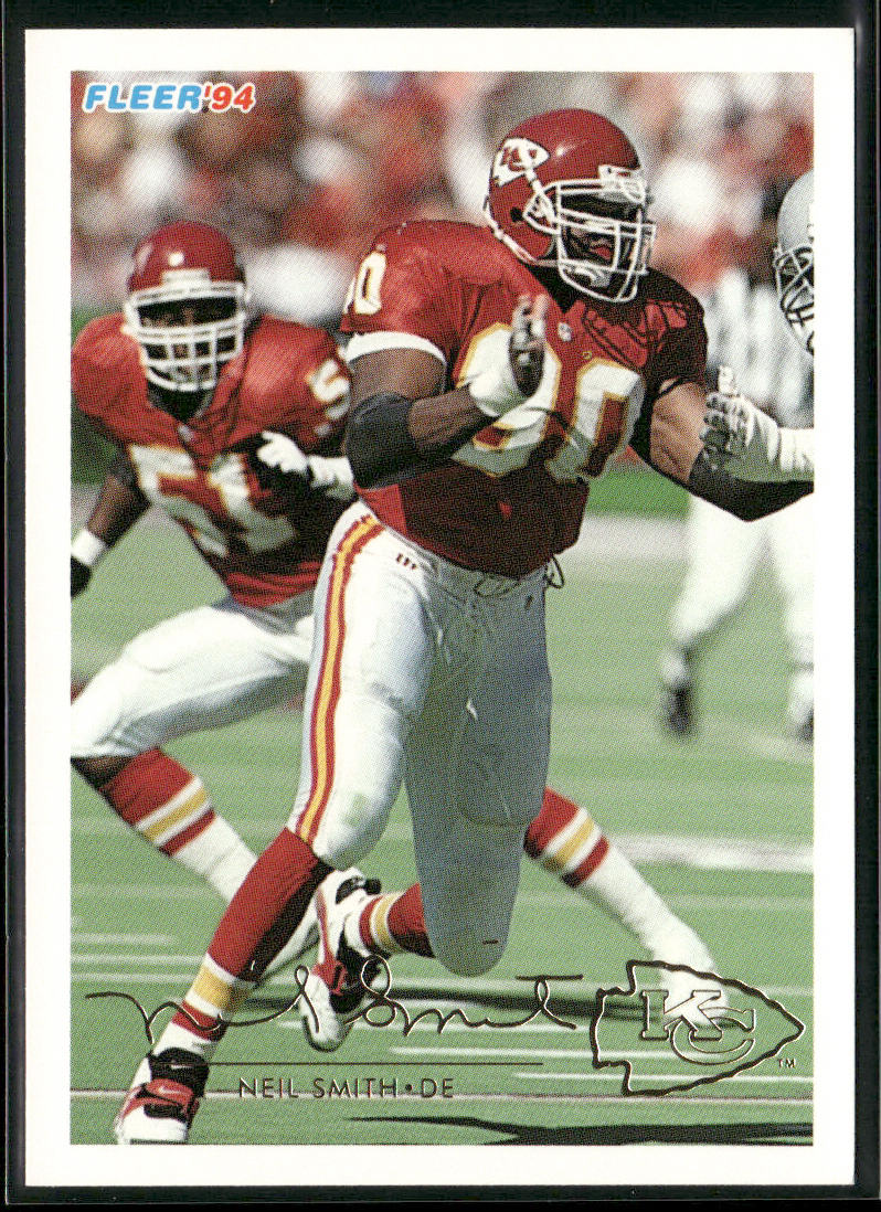 Neil Smith 1994 Fleer #229 Kansas City Chiefs