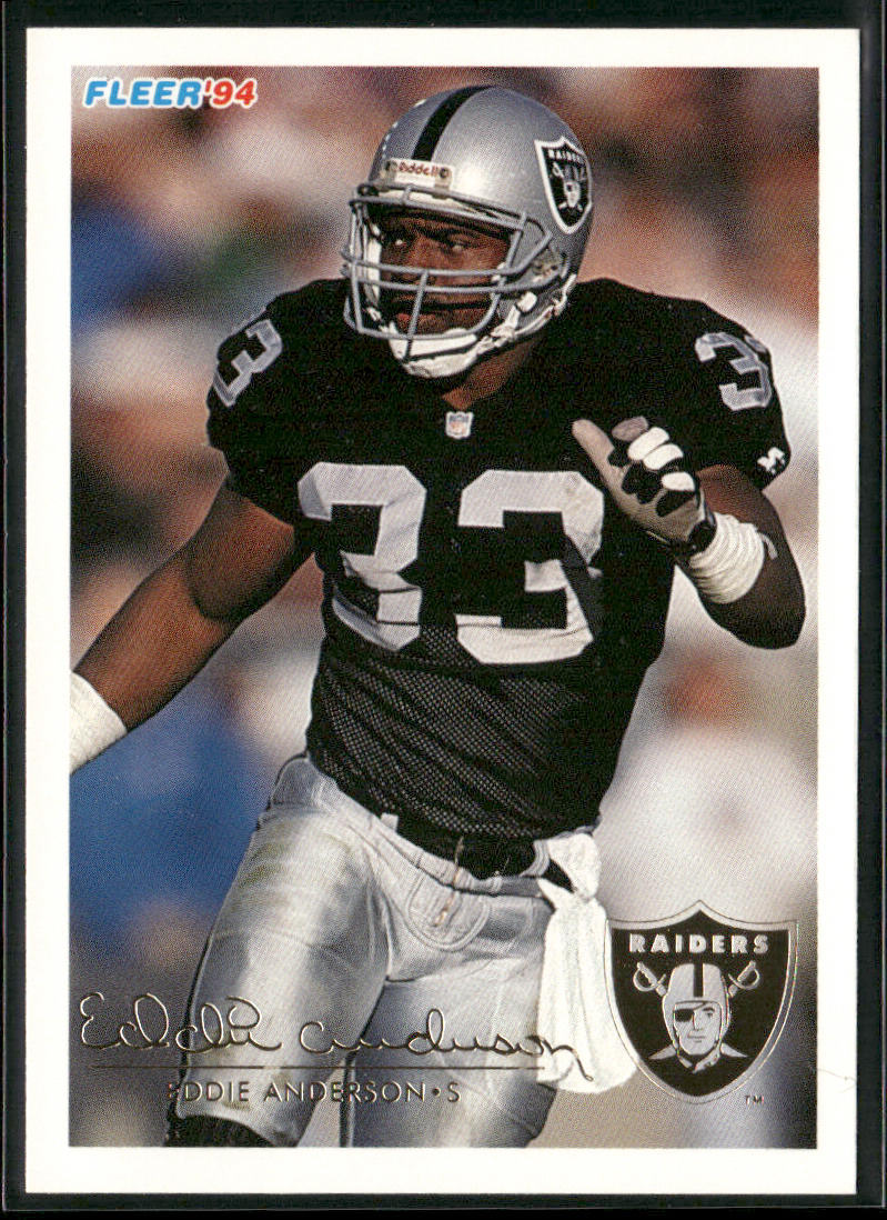 Eddie Anderson 1994 Fleer #231 Los Angeles Raiders