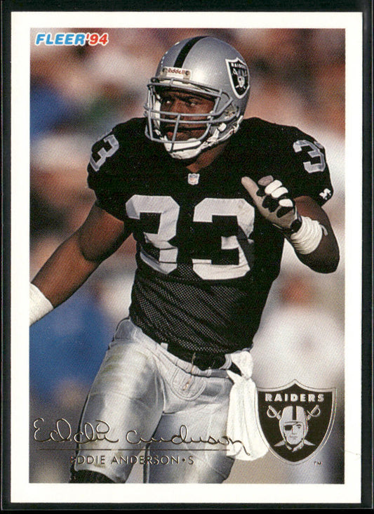 Eddie Anderson 1994 Fleer #231 Los Angeles Raiders