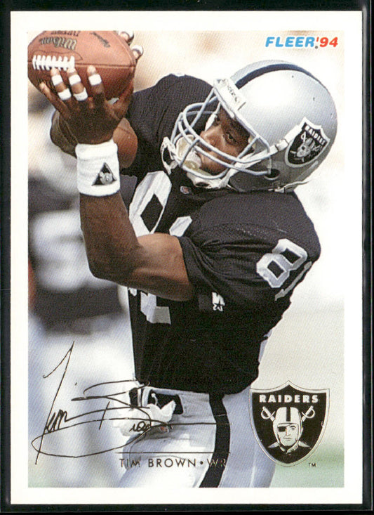 Tim Brown 1994 Fleer #232 Los Angeles Raiders