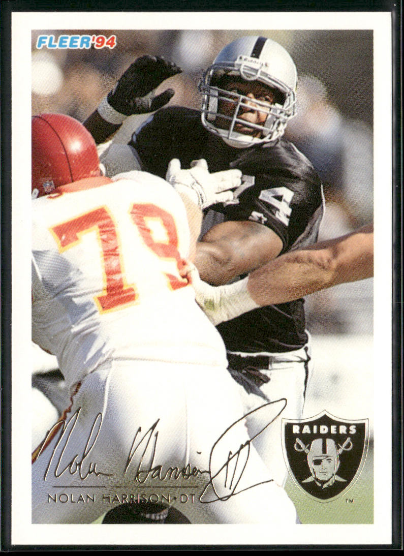 Nolan Harrison 1994 Fleer #233 Los Angeles Raiders
