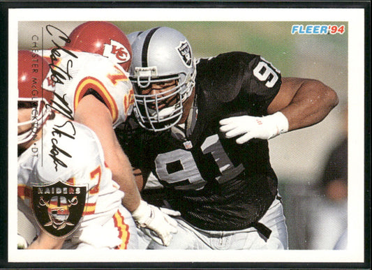 Chester McGlockton 1994 Fleer #241 Los Angeles Raiders