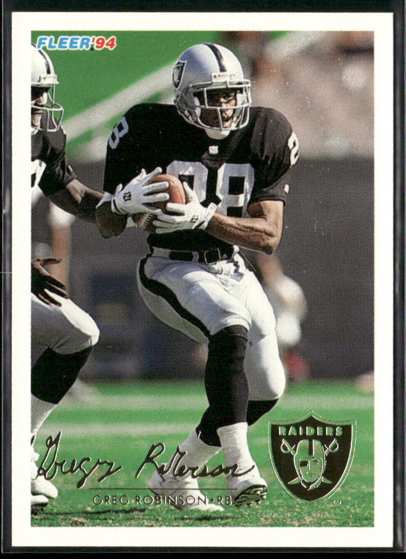 Greg Robinson 1994 Fleer #244 Los Angeles Raiders