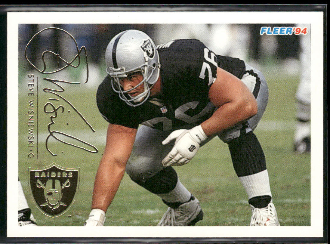 Steve Wisniewski 1994 Fleer #249 Los Angeles Raiders