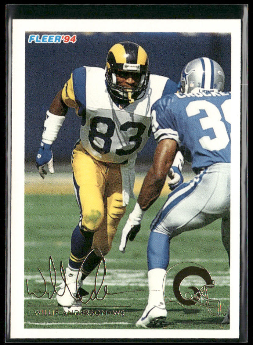 Willie Anderson 1994 Fleer #251 Los Angeles Rams
