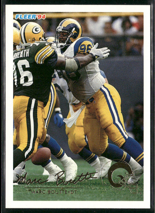 Marc Boutte 1994 Fleer #253 Los Angeles Rams