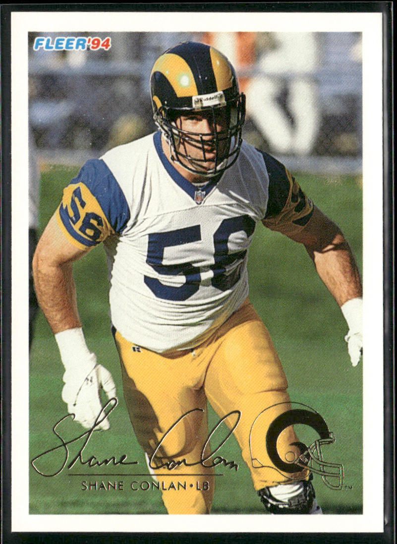 Shane Conlan 1994 Fleer #254 Los Angeles Rams