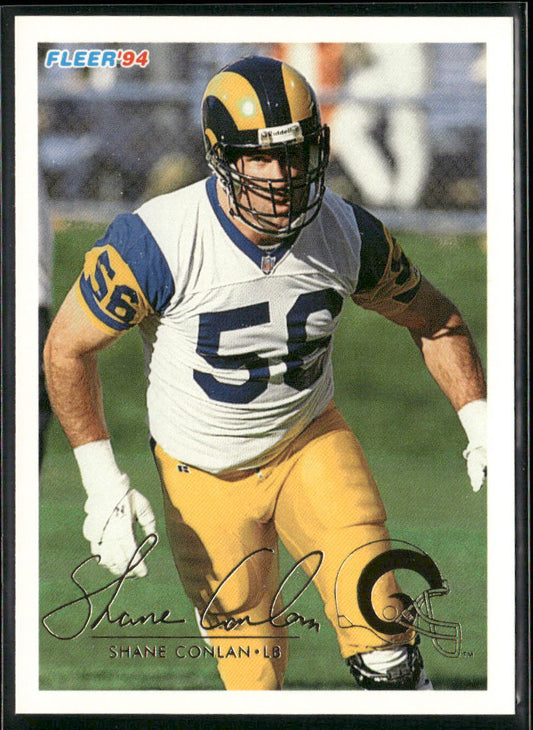 Shane Conlan 1994 Fleer #254 Los Angeles Rams
