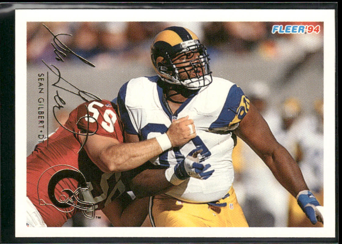 Sean Gilbert 1994 Fleer #257 Los Angeles Rams