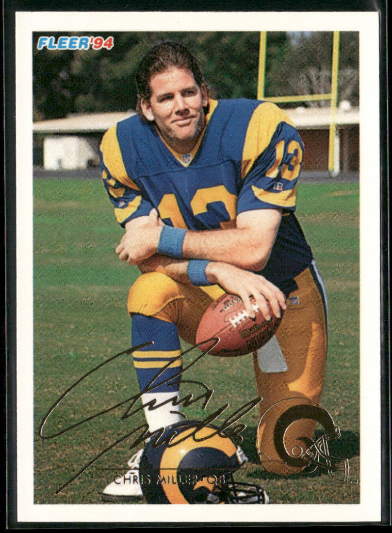 Chris Miller 1994 Fleer #260 Los Angeles Rams