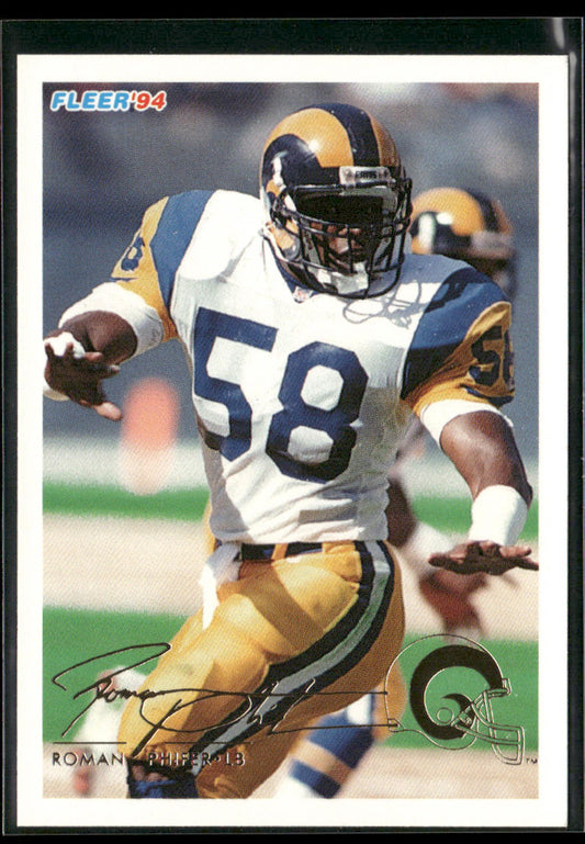 Roman Phifer 1994 Fleer #262 Los Angeles Rams