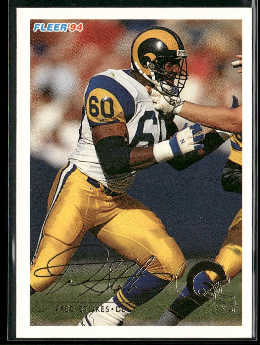 Fred Stokes 1994 Fleer #266 Los Angeles Rams