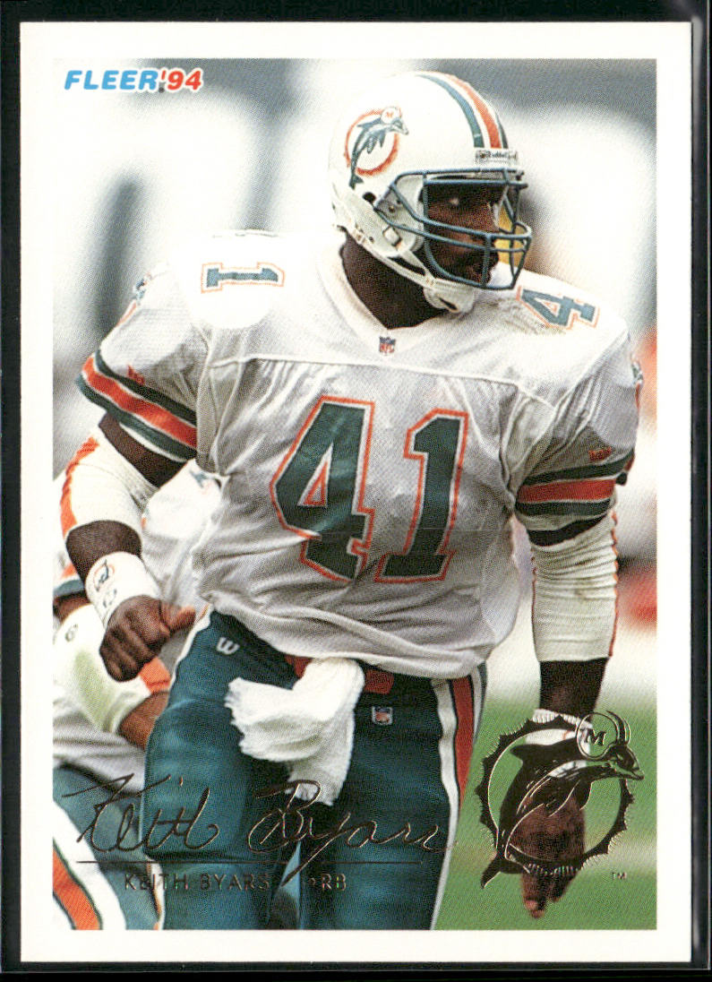 Keith Byars 1994 Fleer #270 Miami Dolphins