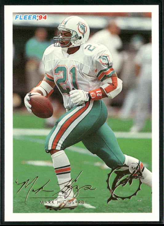 Mark Higgs 1994 Fleer #275 Miami Dolphins