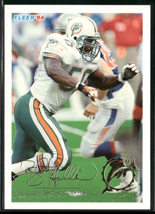 Dwight Hollier 1994 Fleer #276 Miami Dolphins