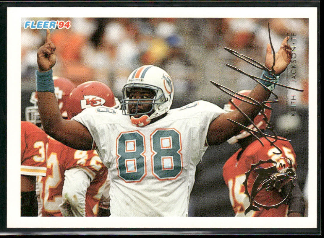 Keith Jackson 1994 Fleer #278 Miami Dolphins