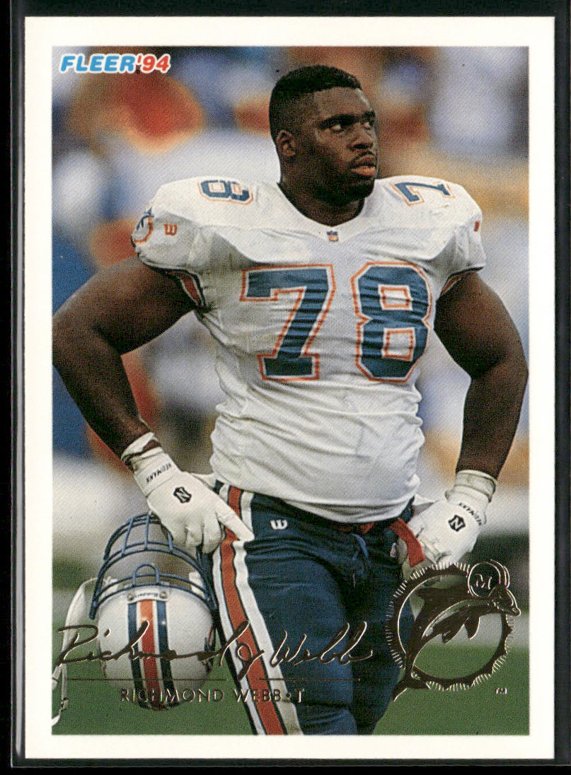 Richmond Webb 1994 Fleer #286 Miami Dolphins