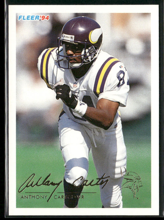 Anthony Carter 1994 Fleer #288 Minnesota Vikings