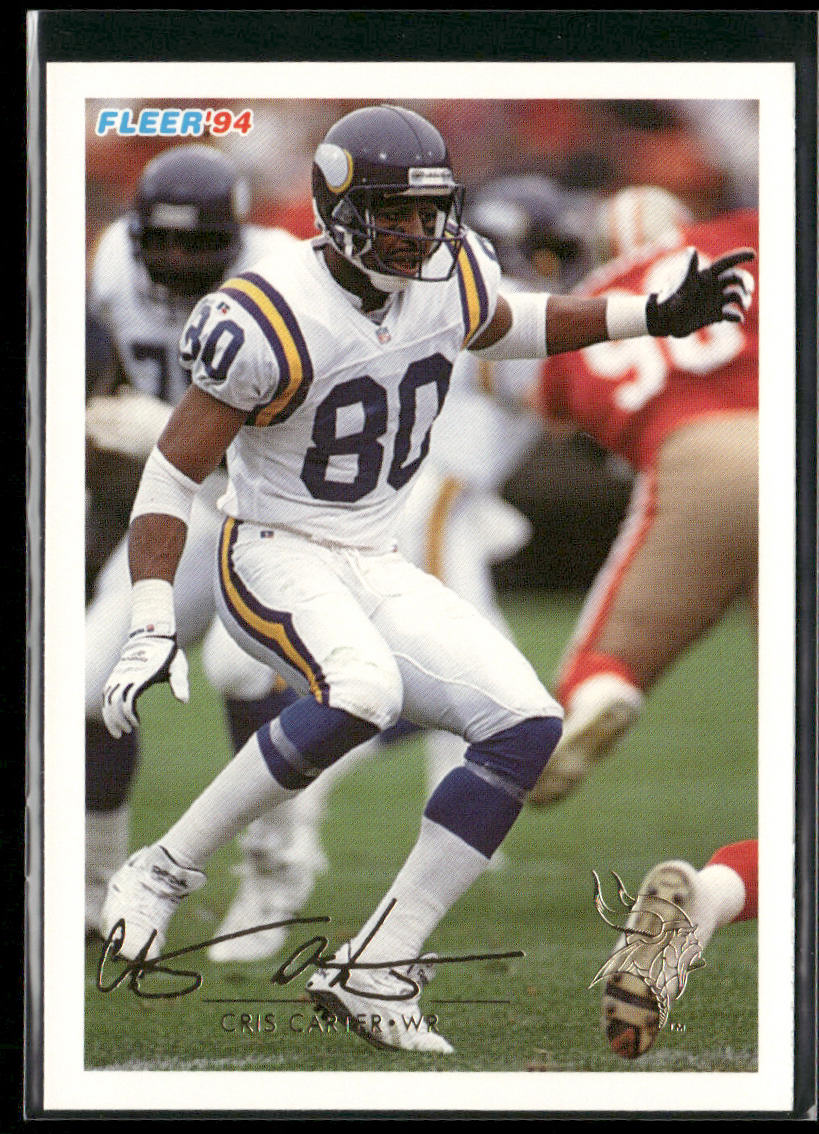 Cris Carter 1994 Fleer #289 Minnesota Vikings