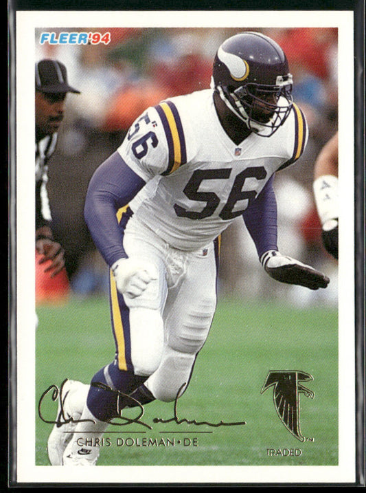 Chris Doleman 1994 Fleer #291 Atlanta Falcons