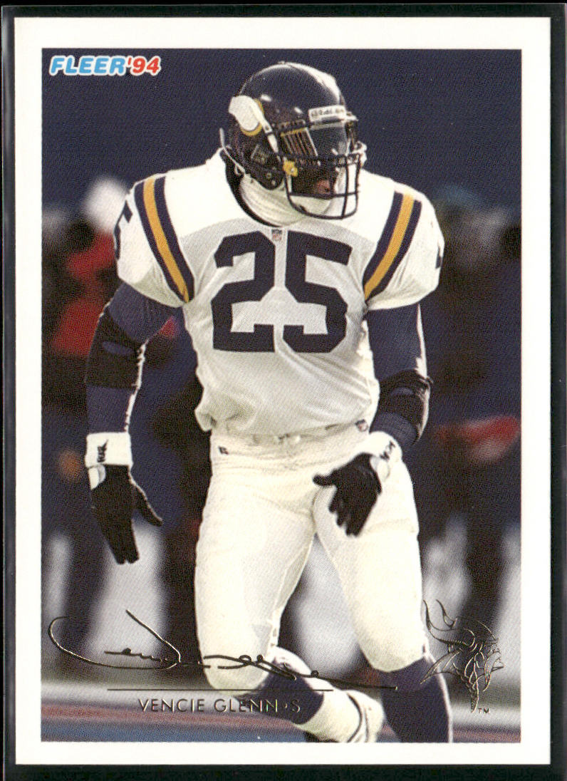 Vencie Glenn 1994 Fleer #292 Minnesota Vikings