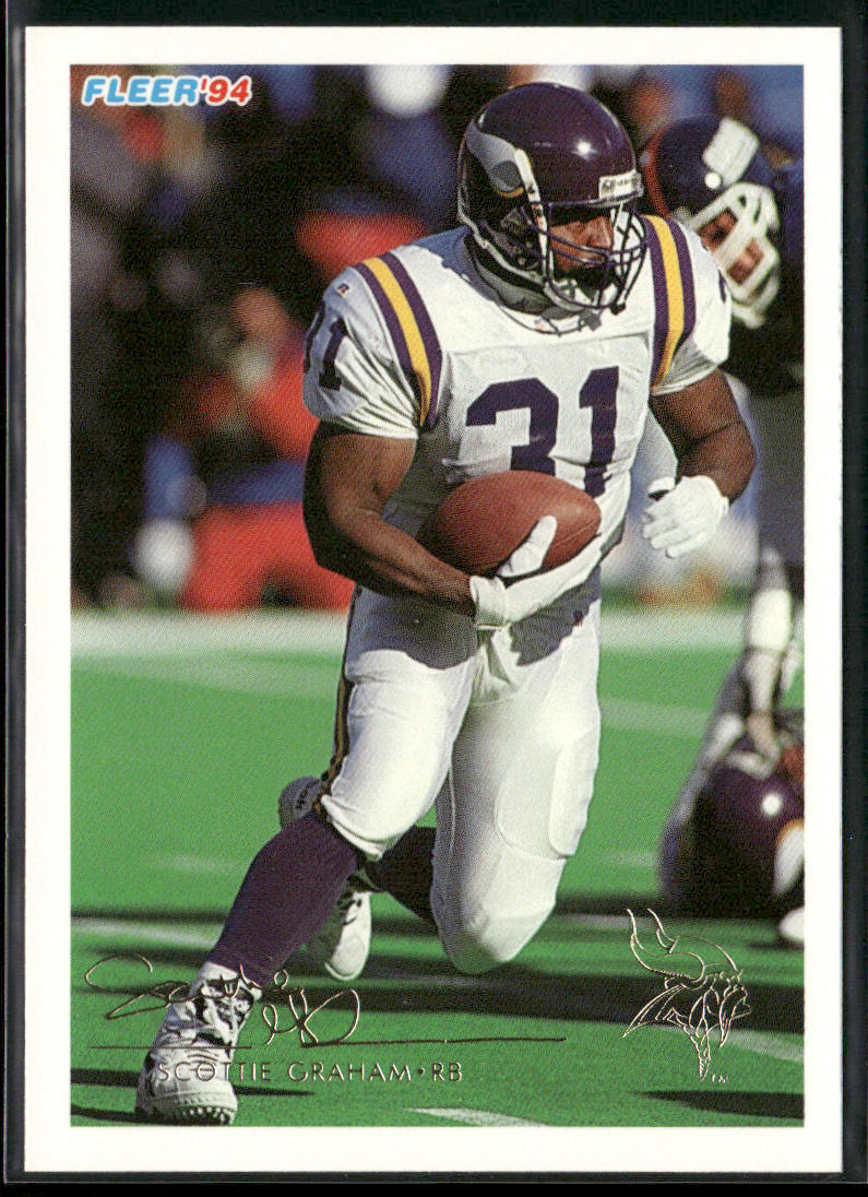 Scottie Graham 1994 Fleer #293 RC Minnesota Vikings