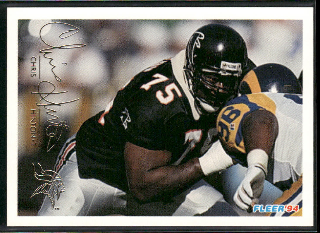 Chris Hinton 1994 Fleer #294 Minnesota Vikings