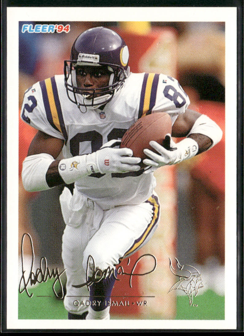 Qadry Ismail 1994 Fleer #295 Minnesota Vikings