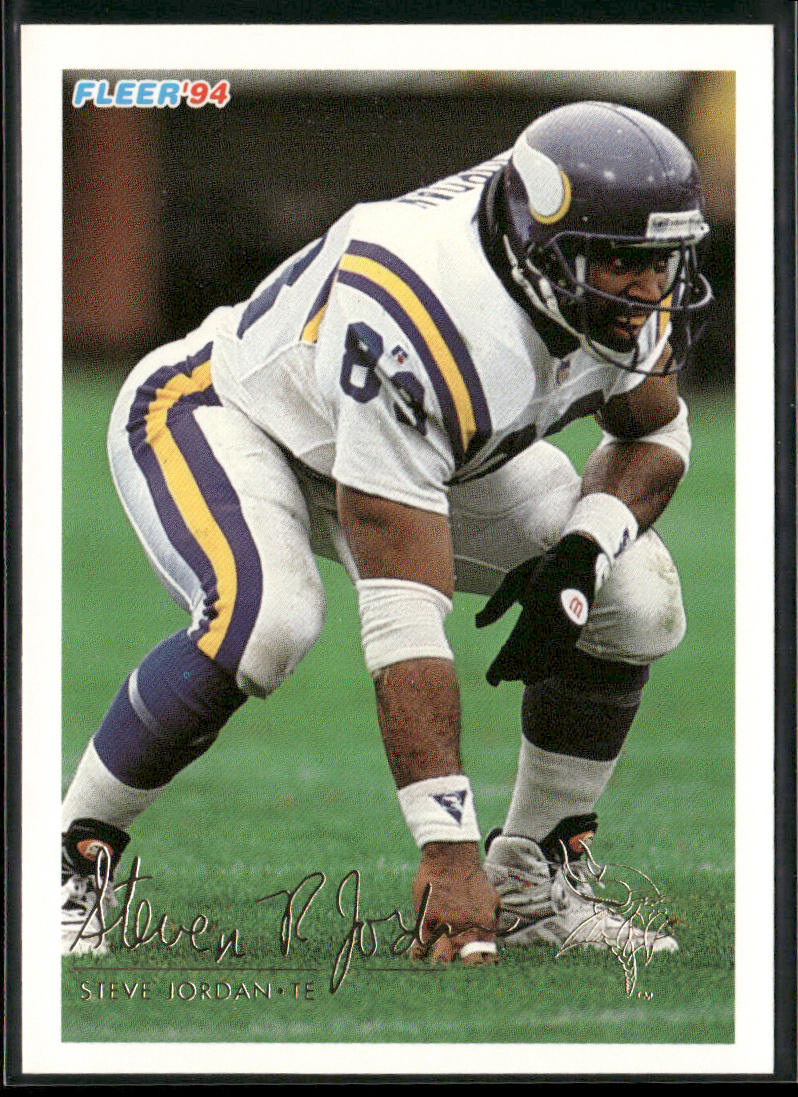 Steve Jordan 1994 Fleer #297 Minnesota Vikings