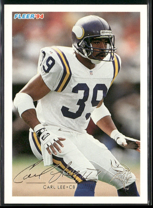 Carl Lee 1994 Fleer #298 Minnesota Vikings