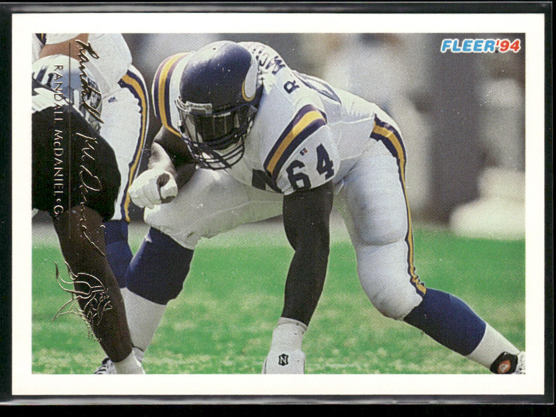Randall McDaniel 1994 Fleer #299 Minnesota Vikings